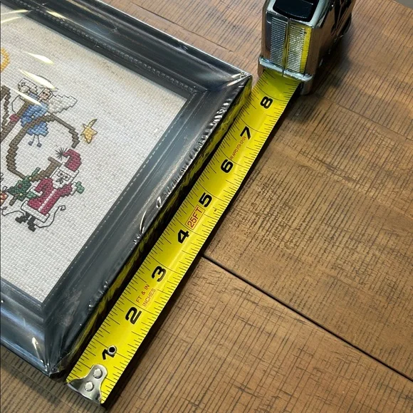 Framed 'Happy Everything' Cross-Stitch Art (New) - Picture 11 of 14